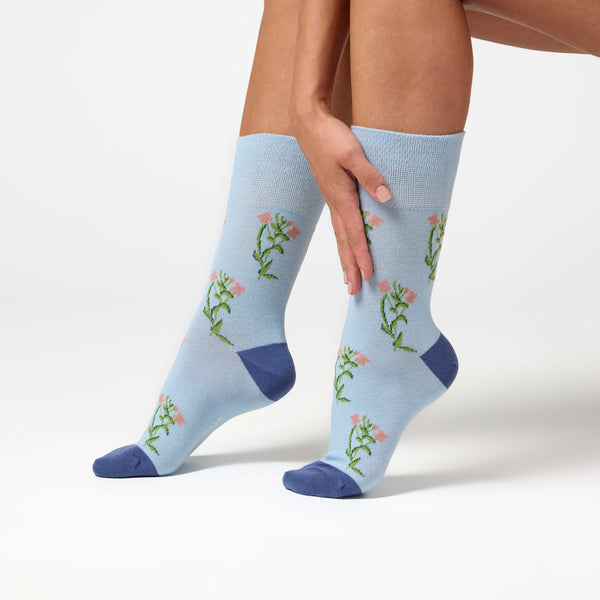 3 paires de chaussettes en coton RHS pour femme - Contraste floral