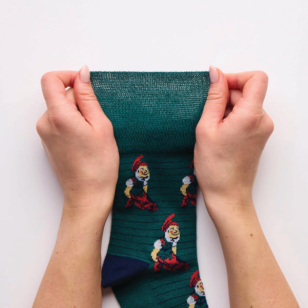 3 Pairs Men's RHS Cotton Socks - Gnomes