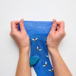 Charger l'image dans la galerie, Lot de 3 paires de chaussettes amusantes en coton pour femme - Motifs de belles bestioles
