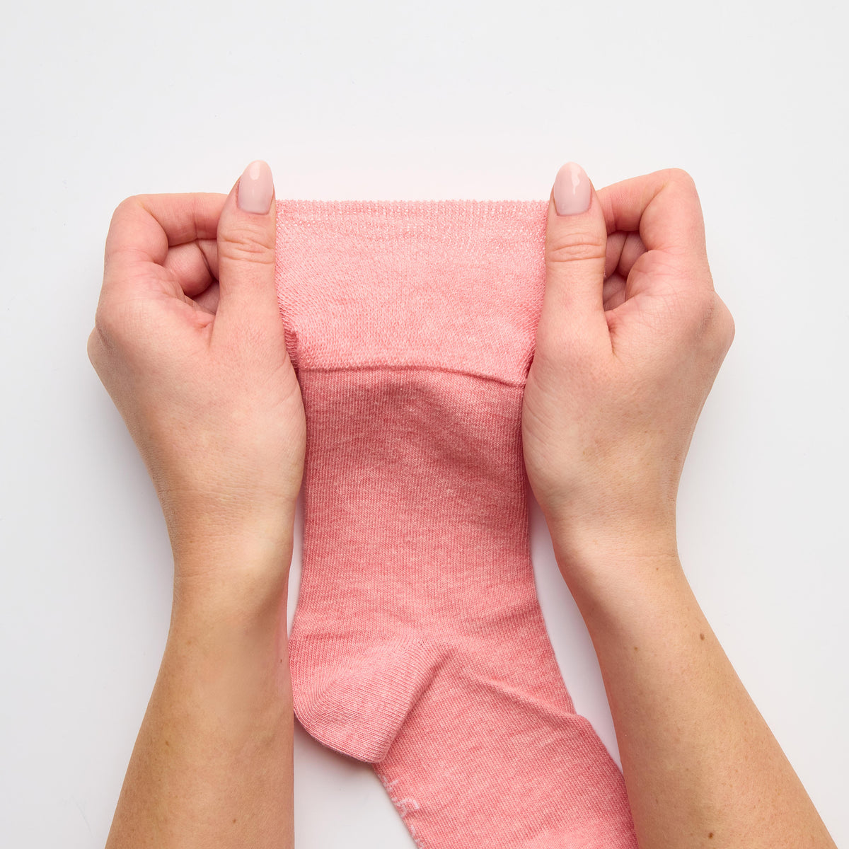 3 paires de chaussettes unies en coton pour femme - Corail et café