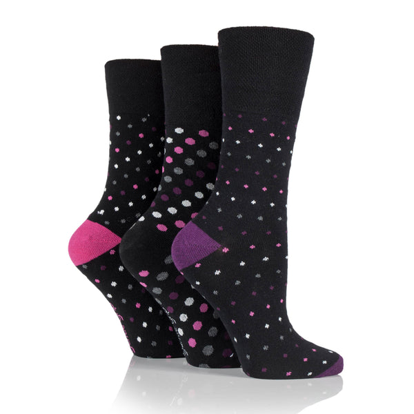 3 paires de chaussettes en coton pour femme - Multi Dot