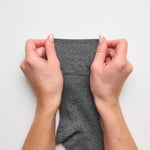 Charger l'image dans la galerie, 3 paires de chaussettes unies en coton pour femme - Noir/Anthracite/Gris
