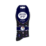 Load image into Gallery viewer, 3 Pairs Ladies Cotton Socks - Sweetheart Black
