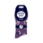 Load image into Gallery viewer, 3 Pairs Ladies Cotton Socks - Romance Purple/Grey
