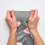 Charger l'image dans la galerie, Lot de 3 paires de chaussettes Highlands Argyle en coton pour femme - Gris
