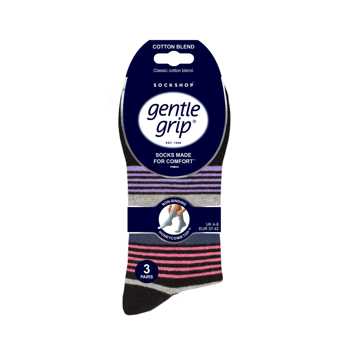 3 Pairs Ladies Cotton Socks - Dreamy Discovery