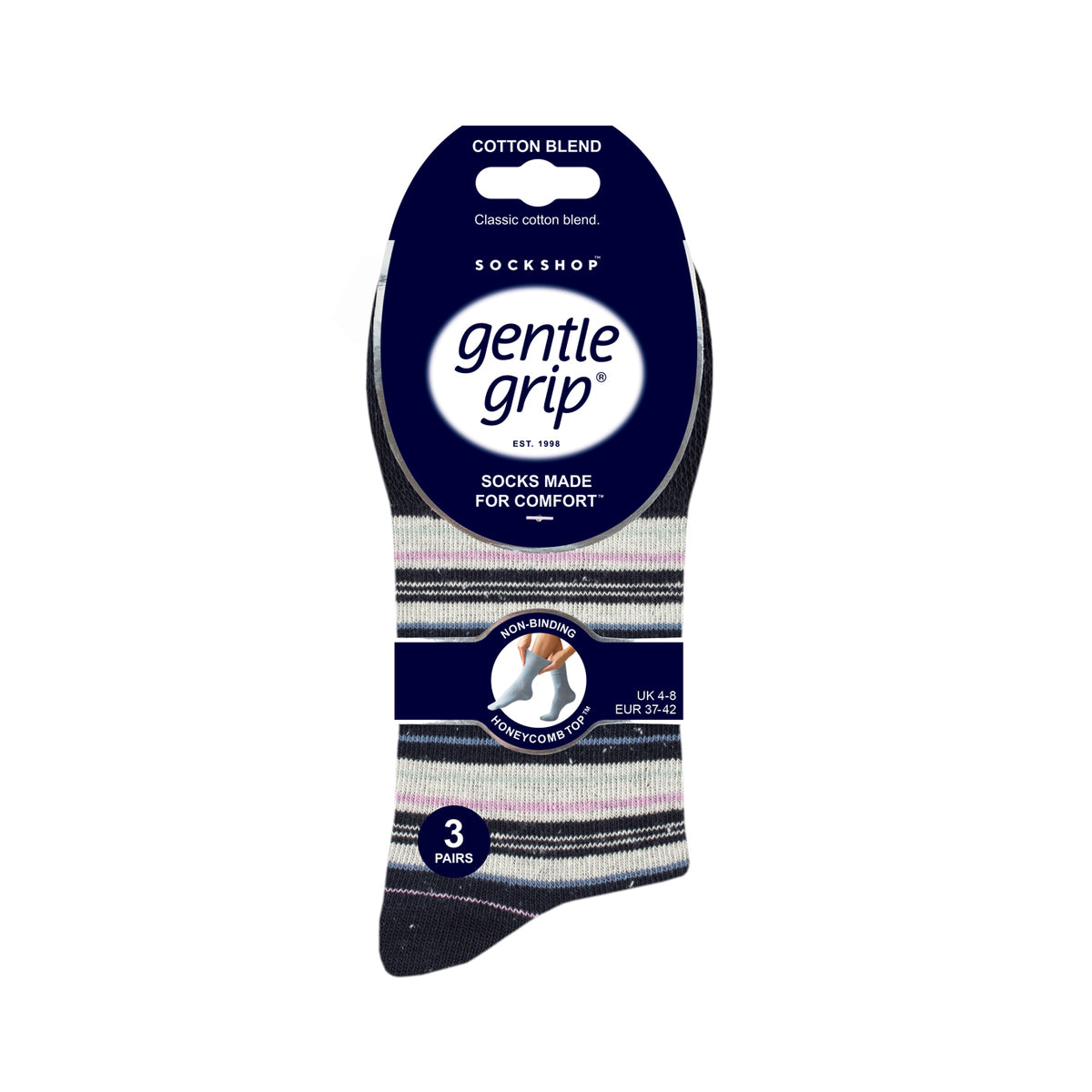 3 paires de chaussettes en coton pour femme - Terrazzo d'été