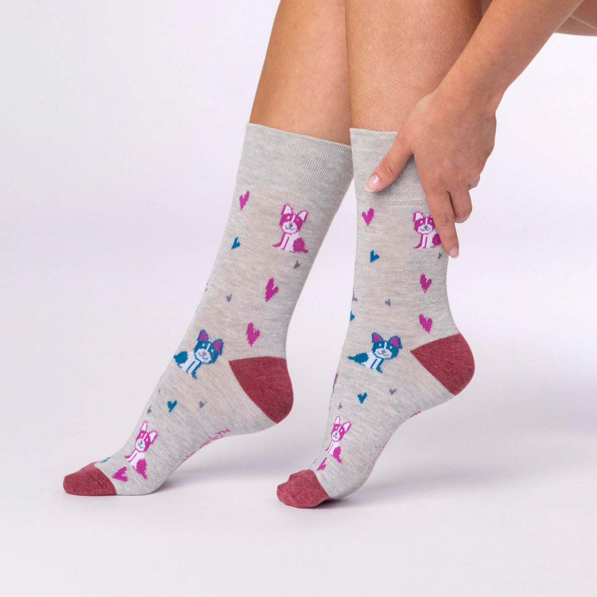 3 paires de chaussettes en coton pour femme – Amoureux des animaux