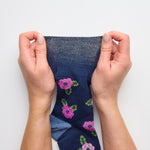 Load image into Gallery viewer, 3 Pairs Ladies Cotton Socks - Opulent Blossom
