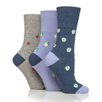 Charger l'image dans la galerie, 3 Pairs Ladies Cotton Socks - Fruit

