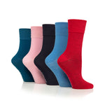 Charger l'image dans la galerie, 5 Pairs Ladies Dry Comfort Socks - Colour Bloom
