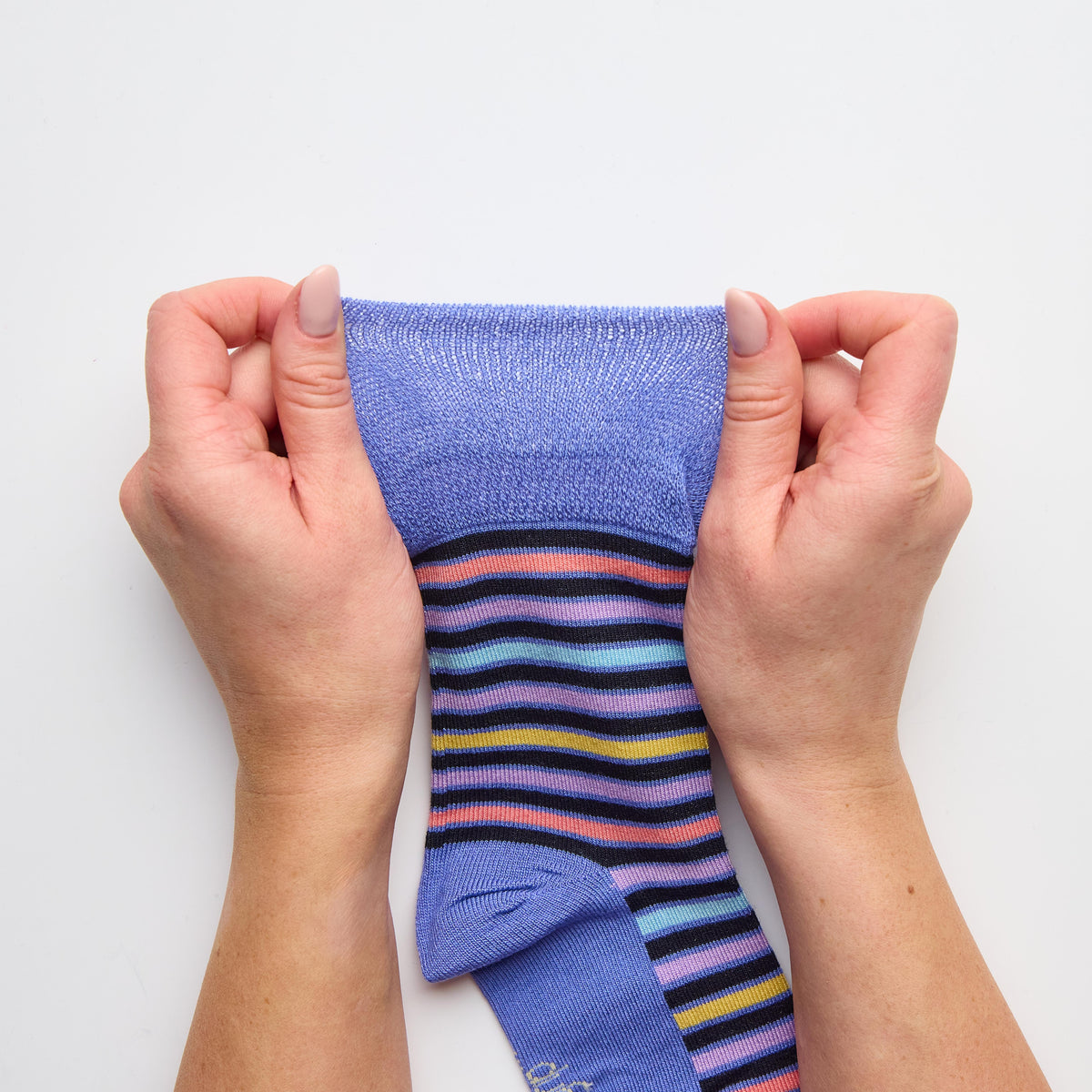 3 Pairs Ladies Bamboo Socks - Stripey Array