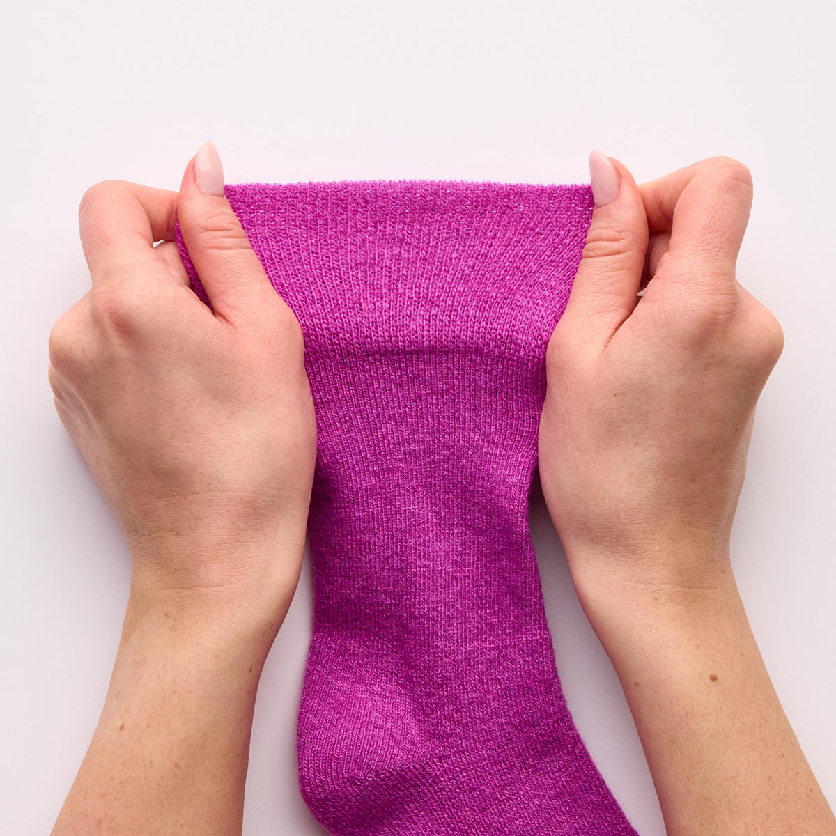 1 paire de chaussettes de marche en laine noires pour diabétiques