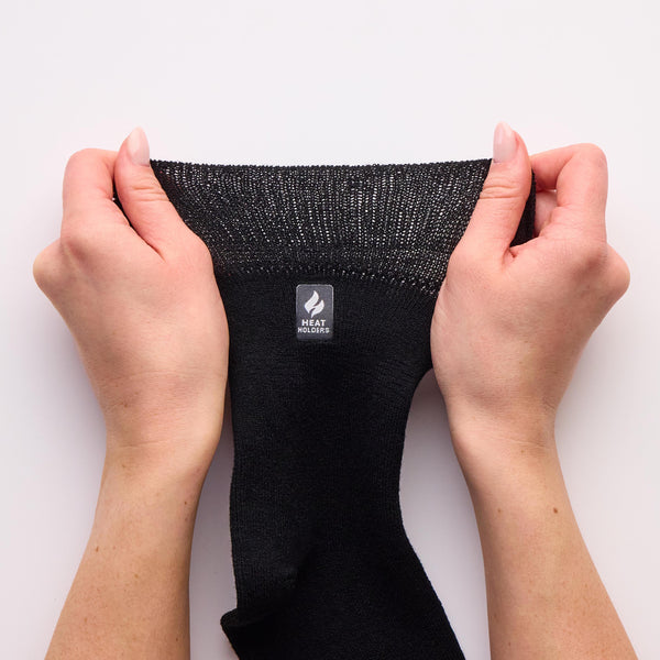 1 Pair Ladies Thermal Socks - Black