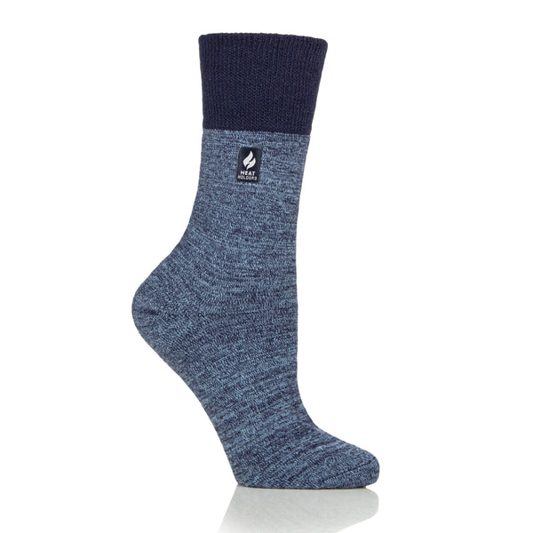 1 paire de chaussettes thermiques pour femme - Noir