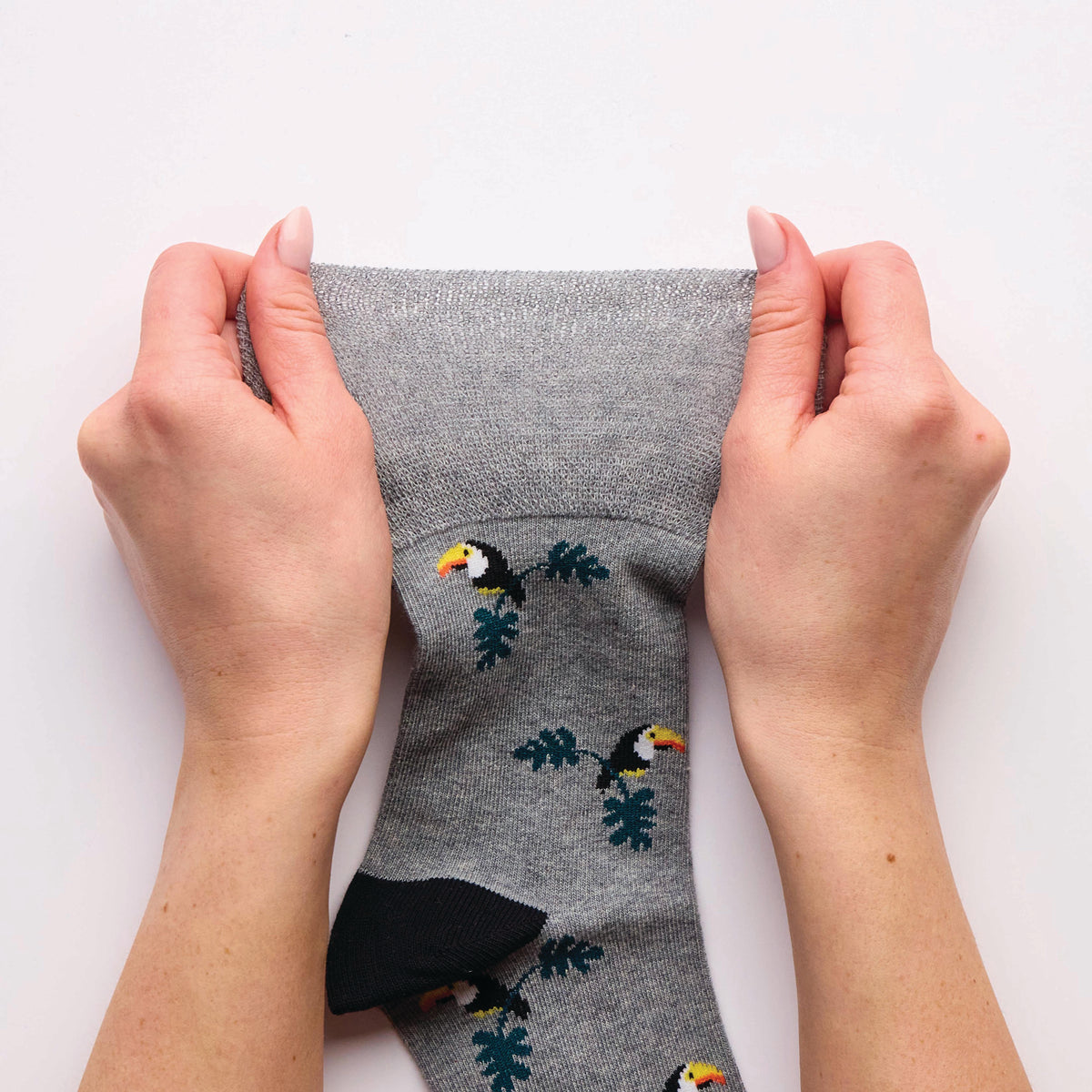 3 Pairs Men's Fun Feet Cotton Socks - Born Free