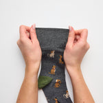 Load image into Gallery viewer, 3 Pairs Men's Fun Feet Cotton Socks - Team Dog
