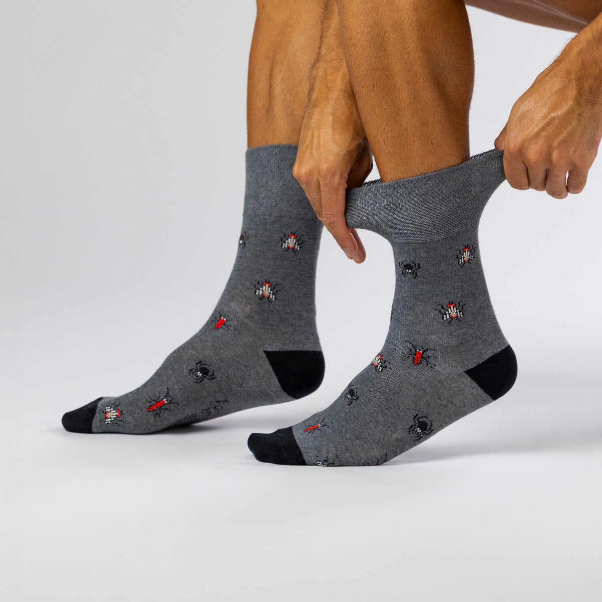 Lot de 3 paires de chaussettes amusantes en coton pour homme - Bugs