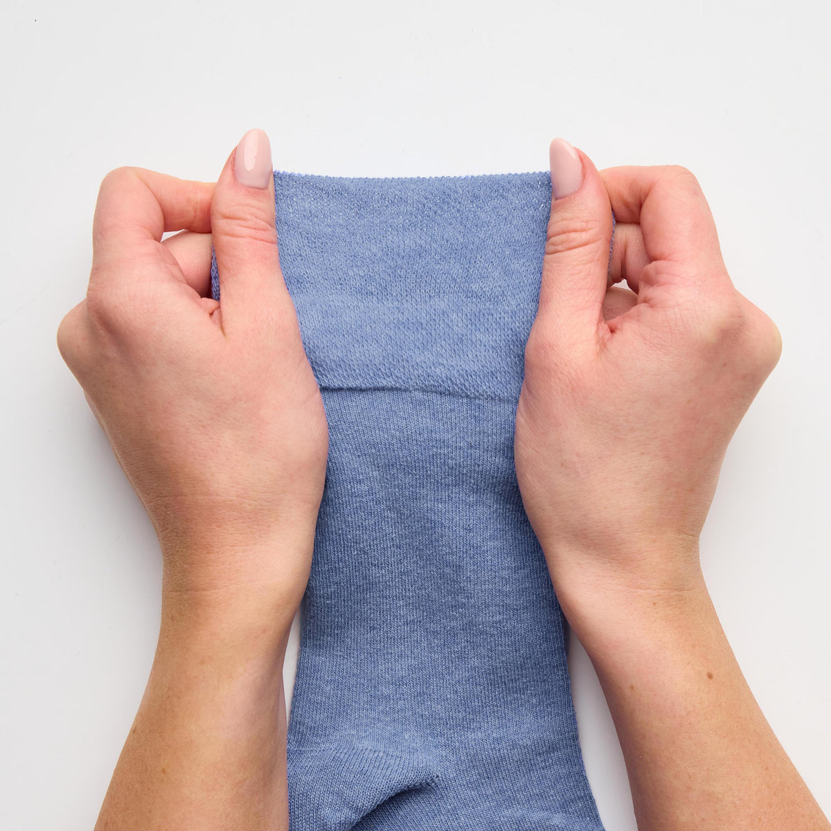 Lot de 3 paires de chaussettes unies en coton pour homme - Mélange bleu
