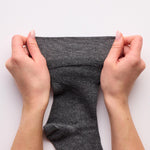 Charger l'image dans la galerie, 3 paires de chaussettes unies en coton pour homme - Anthracite
