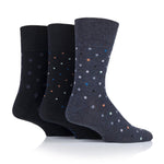 Load image into Gallery viewer, 3 Pairs Men&#39;s Cotton Socks - Modern Sphere
