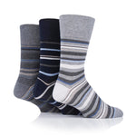 Load image into Gallery viewer, 3 Pairs Men&#39;s Cotton Socks - Sea Breeze
