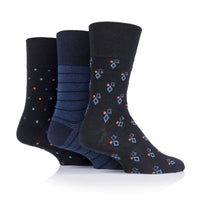 3 Pairs Men's Cotton Socks - Cubic Control