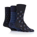 Load image into Gallery viewer, 3 Pairs Men&#39;s Cotton Socks - Cubic Control
