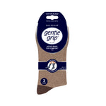 Charger l&#39;image dans la galerie, Lot de 3 paires de chaussettes en coton Apex pour homme - Marron
