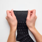 Charger l'image dans la galerie, Lot de 3 paires de chaussettes Concerto en coton pour homme - Noir
