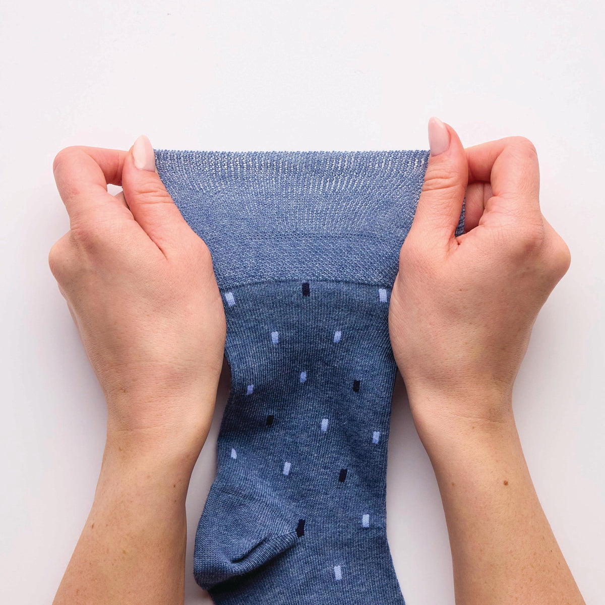 Lot de 3 paires de chaussettes Concerto en coton pour homme - Bleu marine/denim