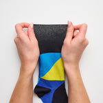 Charger l'image dans la galerie, Lot de 3 paires de chaussettes en coton pour homme, motif coloré – Angular Arena
