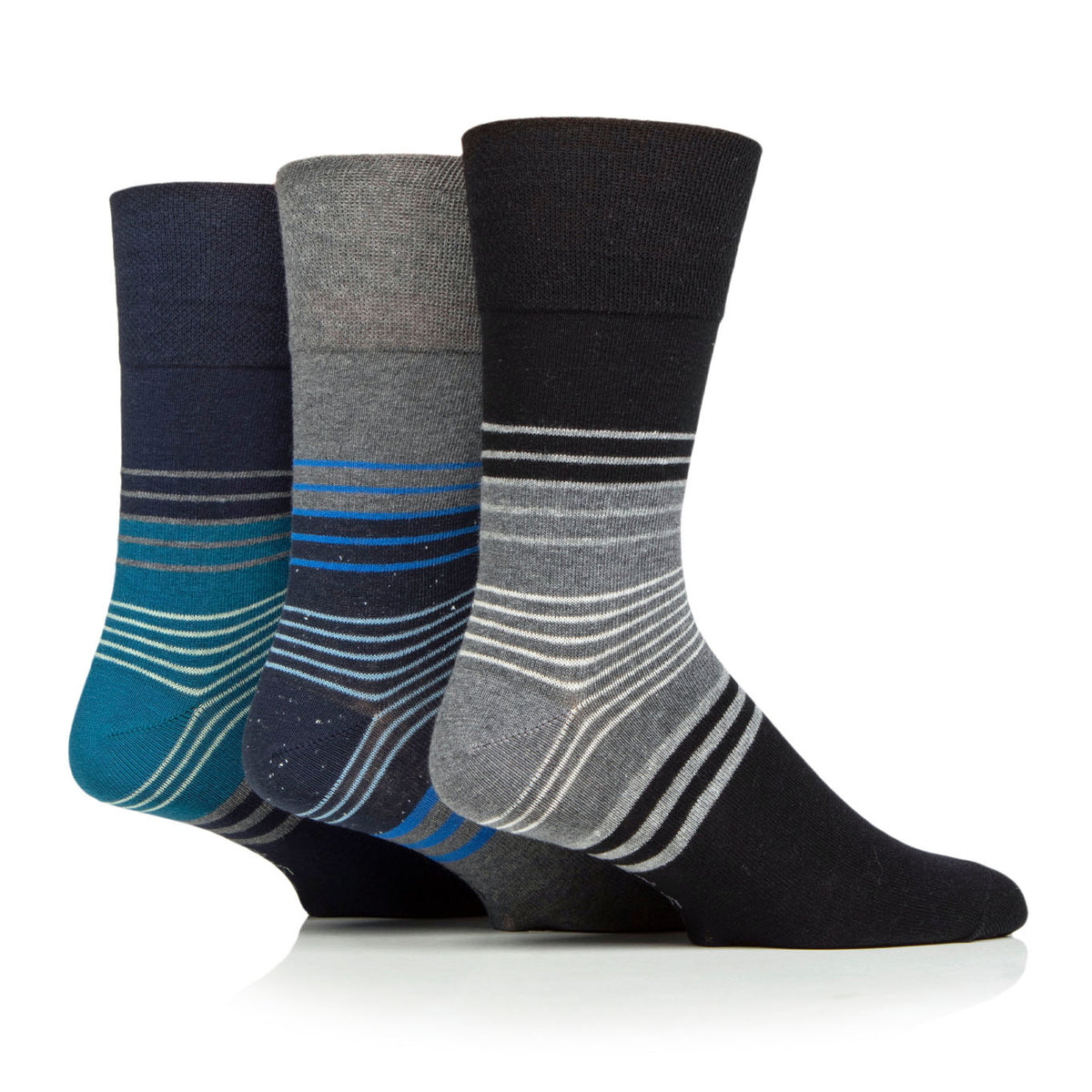 3 paires de chaussettes en coton pour homme - Modern Flash