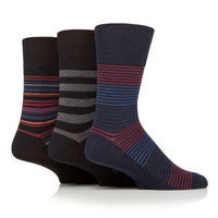 3 Pairs Men's Cotton Socks - Regal Stripe