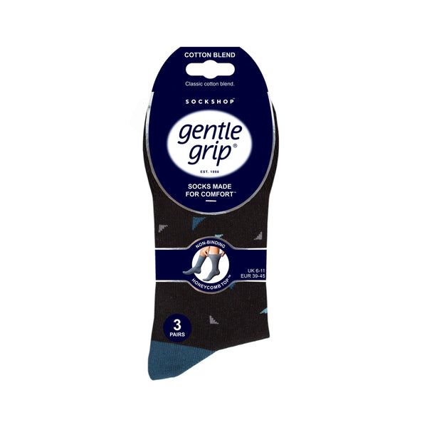 3 Pairs Men's Cotton Socks - New World Geo