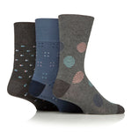 Load image into Gallery viewer, 3 Pairs Men&#39;s Cotton Socks - Cosmic Neutral
