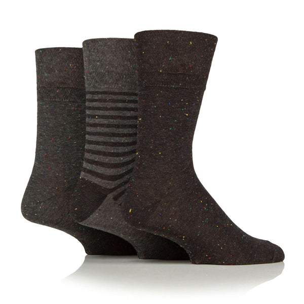 3 paires de chaussettes en coton pour homme – Argyle modernisé
