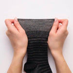 Load image into Gallery viewer, 3 Pairs Men's Cotton Socks - Nepp Charcoal
