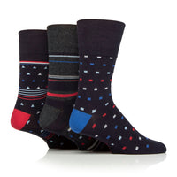 3 paires de chaussettes en bambou pour homme - Piment