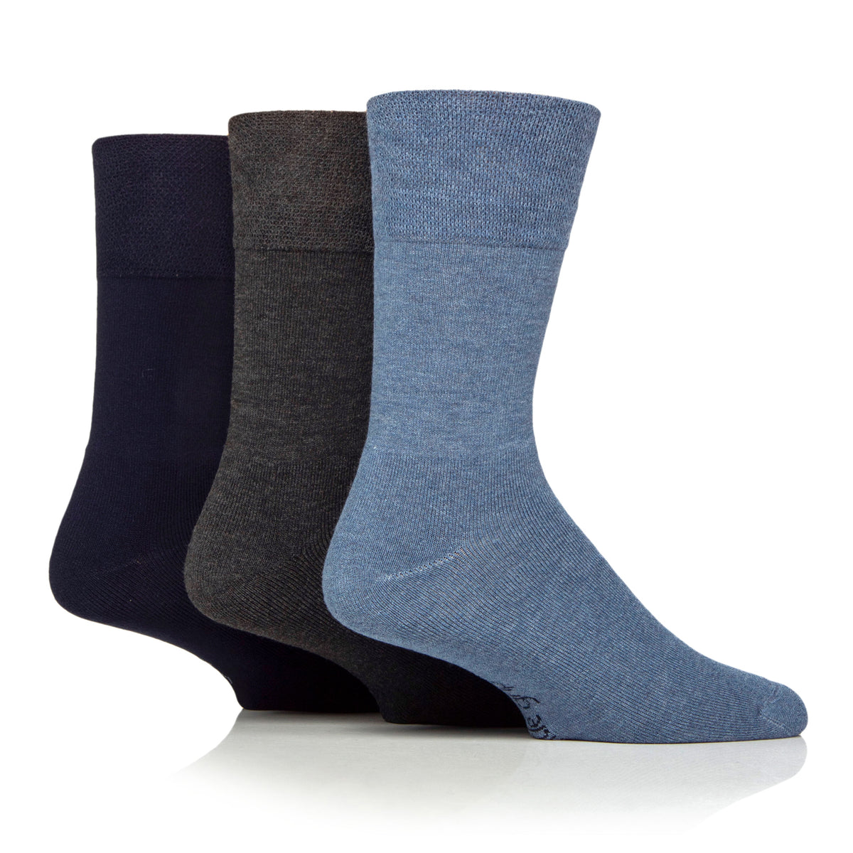 3 paires de chaussettes de sport pour homme - Noir