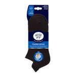 Load image into Gallery viewer, 3 Pairs Mens Cotton Trainer Socks - Black
