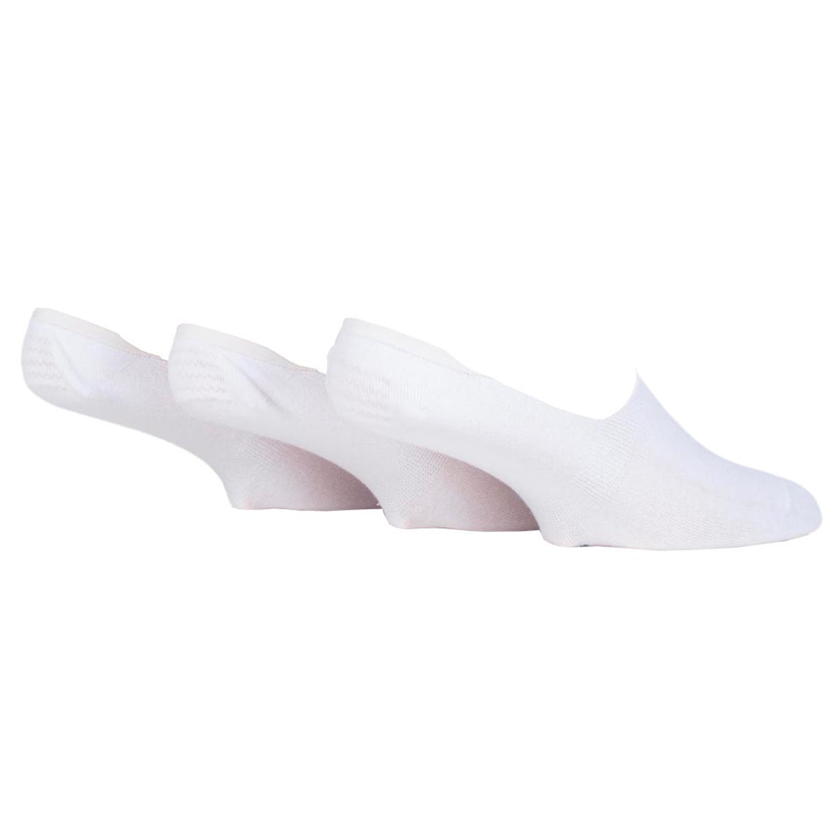 3 paires de chaussettes invisibles pour homme - Blanches