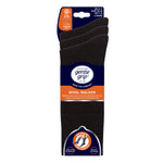 Charger l'image dans la galerie, 1 paire de chaussettes de marche en laine noires pour diabétiques
