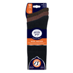 Charger l'image dans la galerie, 1 paire de chaussettes de marche en laine noires pour diabétiques
