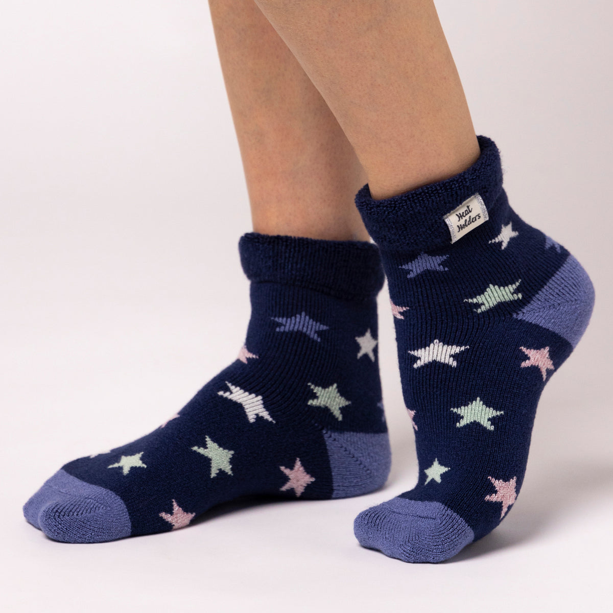 1 paire de chaussettes thermiques pour femme - Noir