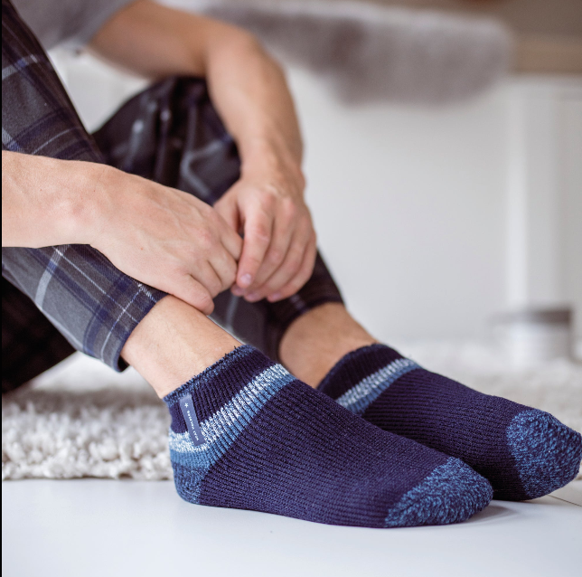 1 paire de chaussettes thermiques pour femme - Noir