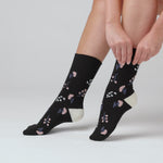 Load and play video in Gallery viewer, 3 Pairs Ladies Cotton Socks - Floral Embrace

