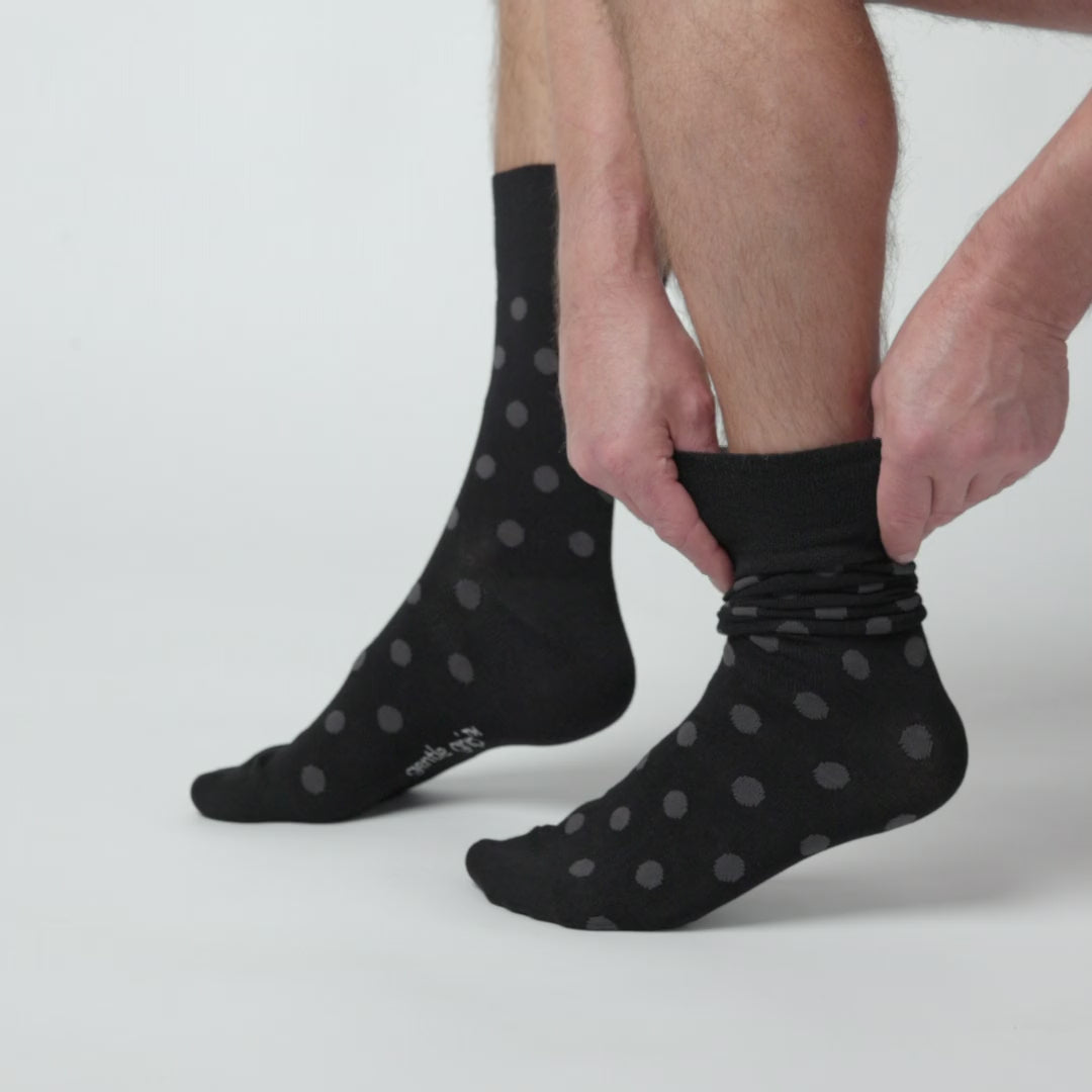 3 Pairs Men's Bamboo Socks - Monochrome Eclipse
