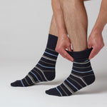 Load and play video in Gallery viewer, 3 Pairs Men&#39;s Cotton Socks - Sea Breeze
