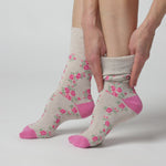 Charger et lire la vidéo dans la visionneuse de la Galerie, 3 paires de chaussettes en coton pour femme - Neutre
